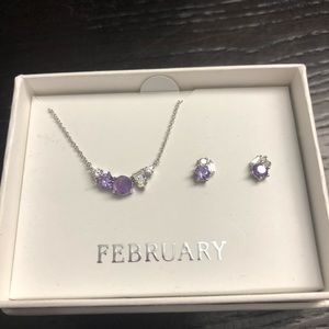 Chloe and Isabel February birthstone set